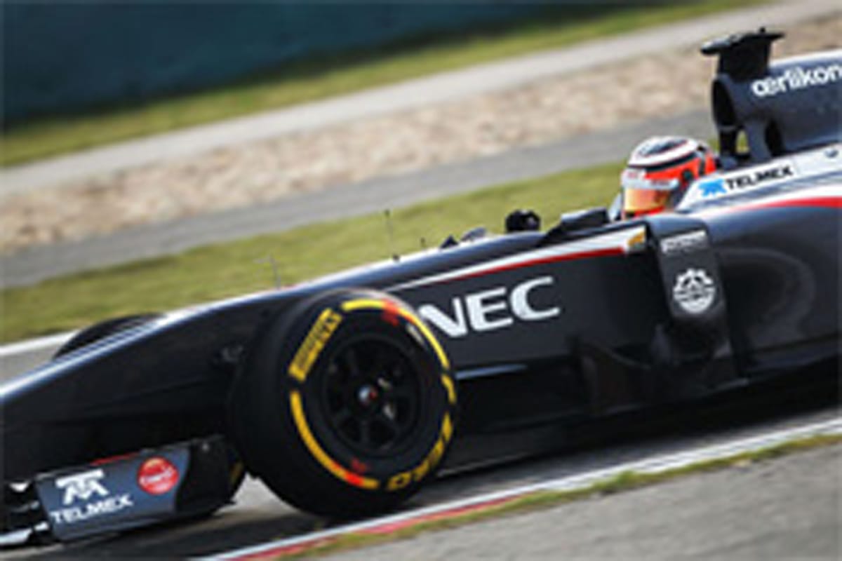 ザウバー:ヒュルケンベルグがQ3進出 (F1中国GP 予選)