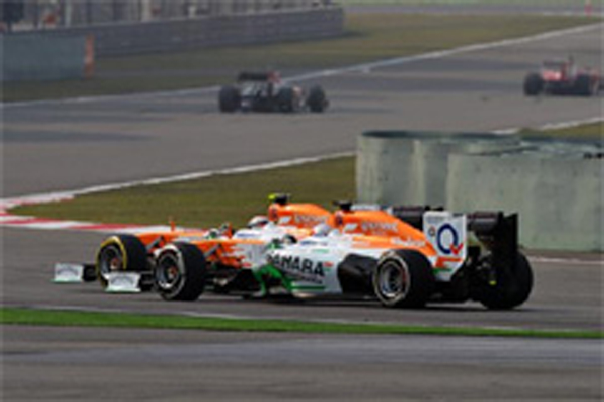 フォース・インディア:ポール・ディ・レスタが8位入賞 (F1中国GP)