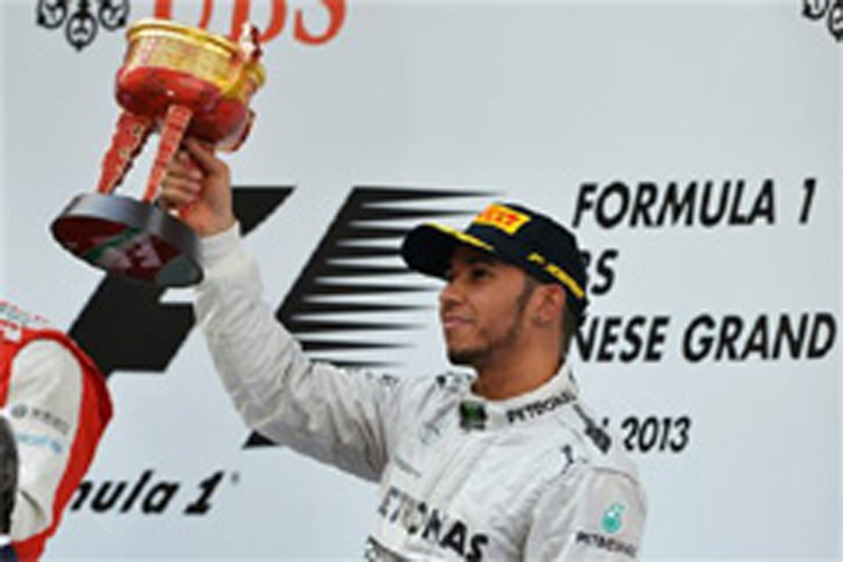 メルセデスAMG：ルイス・ハミルトンが3位表彰台 （F1中国GP）