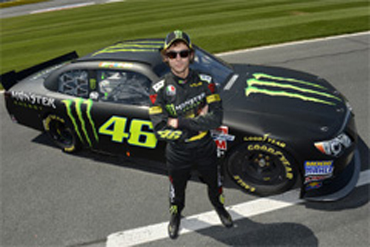 バレンティーノ・ロッシ、NASCAR初試乗で好パフォーマンス