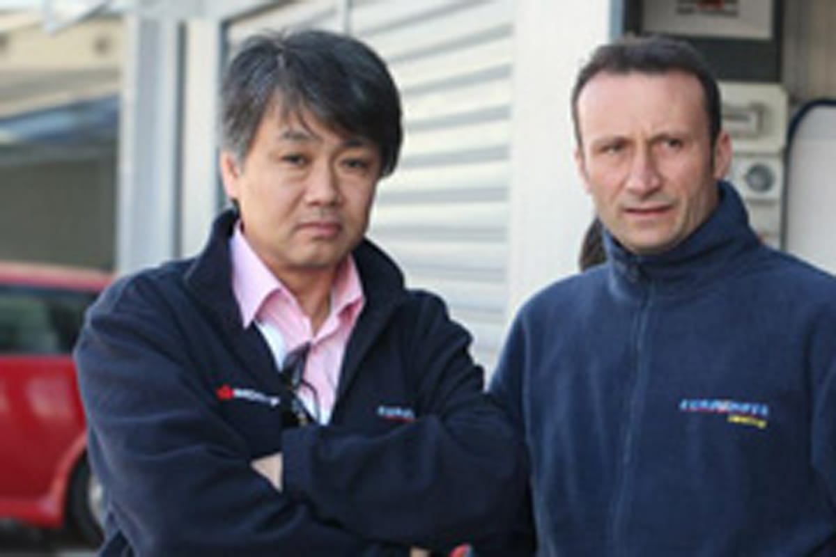 井上隆智穂、消火器を片手に18年ぶりにハンガロリンクへ
