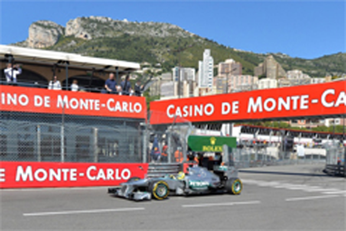 F1モナコGP フリー走行1回目:ニコ・ロズベルグがトップタイム
