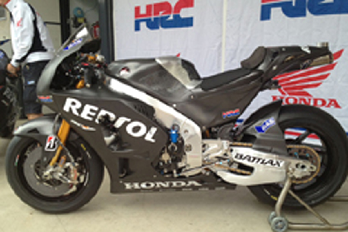 ホンダ、2014年型のMotoGPプロトタイプマシンをテスト