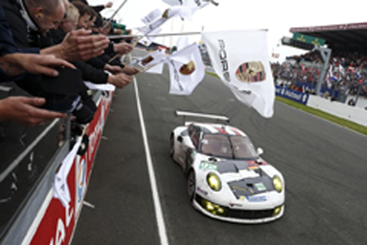 ポルシェ、GTE Proクラスで1-2フィニッシュ （ル・マン24時間レース）