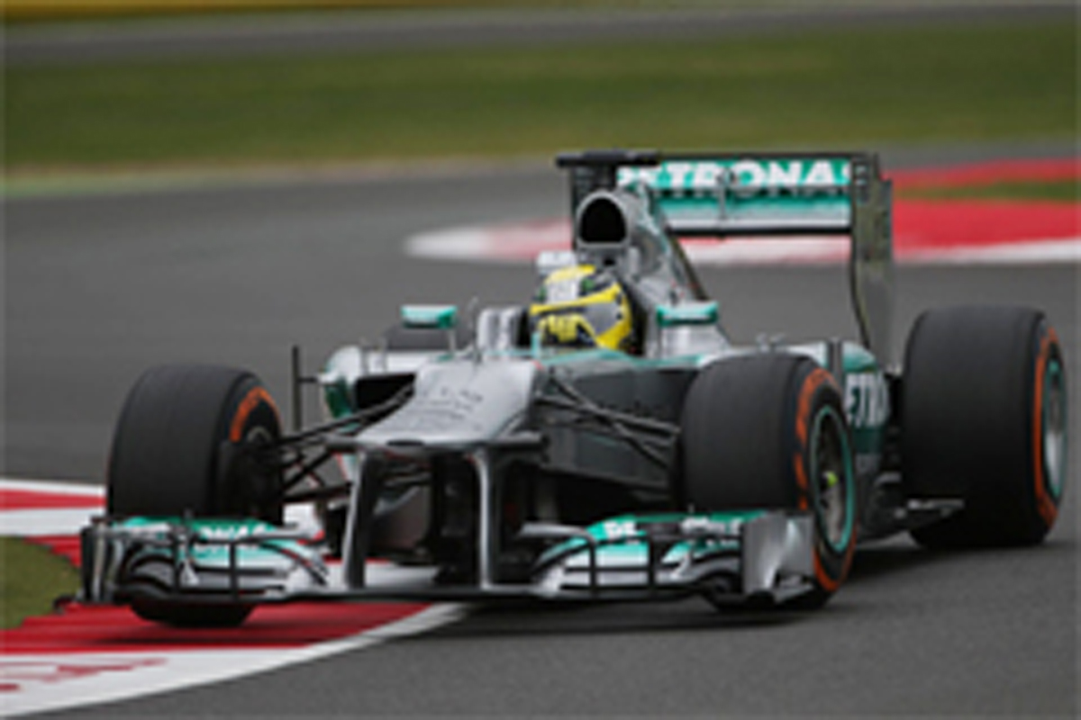 F1イギリスGP フリー走行3回目：ニコ・ロズベルグがトップタイム