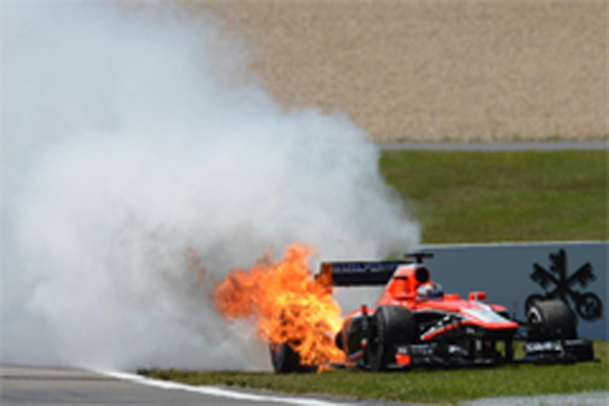 マルシャ:ビアンキがエンジントラブルでリタイア (F1ドイツGP)