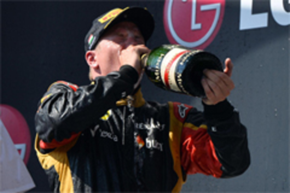 ロータス：キミ・ライコネンが2位表彰台 （F1ハンガリーGP）