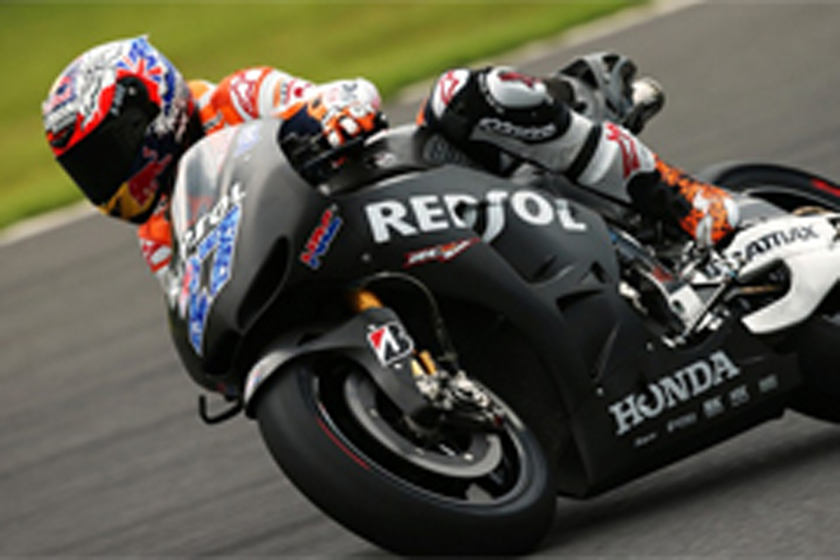 ケーシー・ストーナー、もてぎでMotoGPのテストを開始