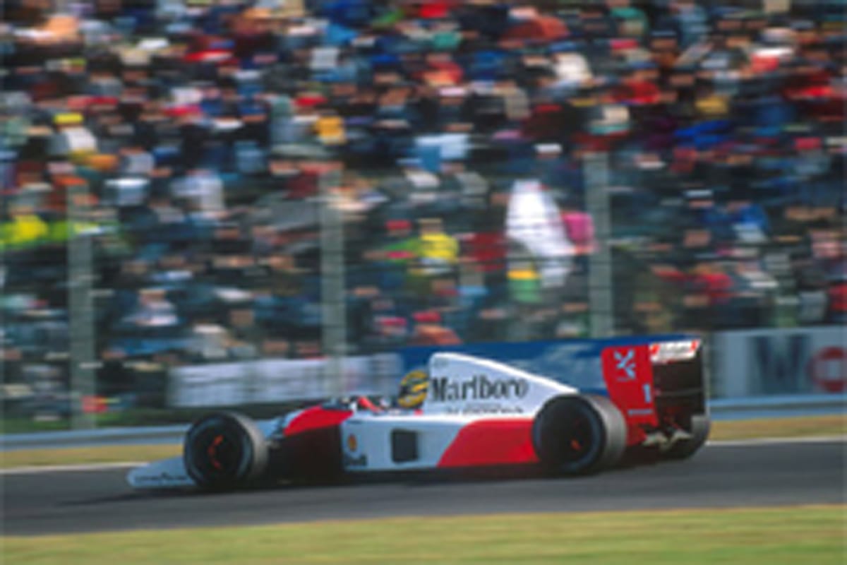 伊沢拓也、F1日本GPでマクラーレン MP4/6でデモ走行