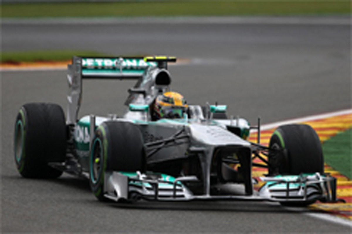 F1ベルギーGP 予選：ルイス・ハミルトンが4戦連続ポールポジション！