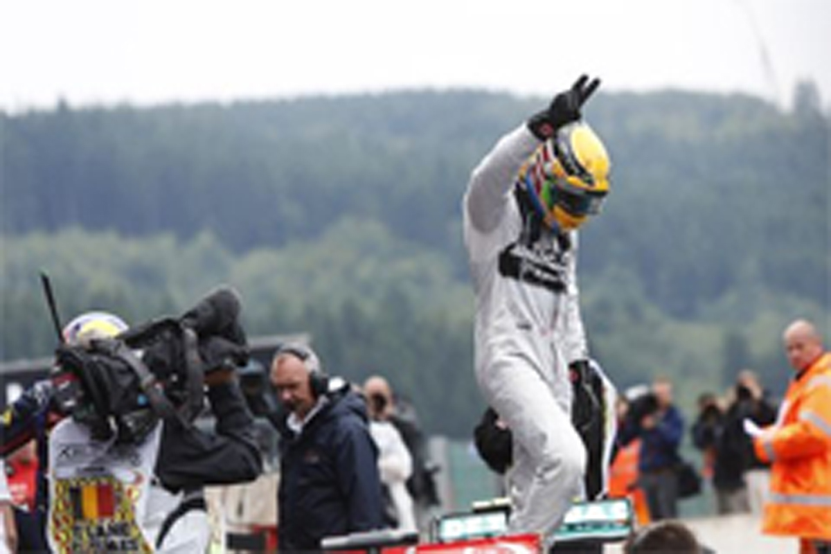 メルセデス：ハミルトンが4戦連続ポール （F1ベルギーGP 予選）