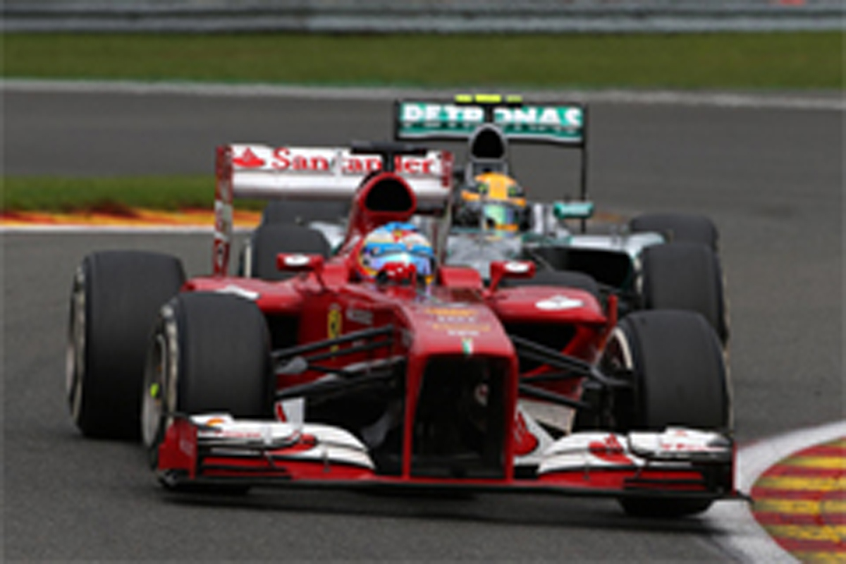フェラーリ：アロンソ、2位表彰台で反撃に望み （F1ベルギーGP）