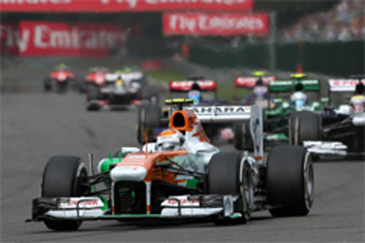 フォース・インディア:スーティルが9位入賞 (F1ベルギーGP)