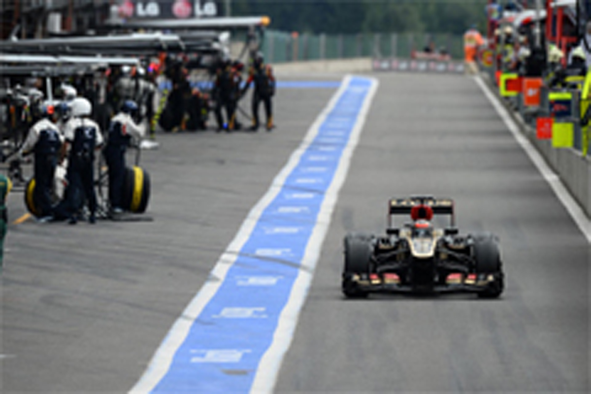 ロータス：キミ・ライコネン、痛恨のリタイア （F1ベルギーGP）