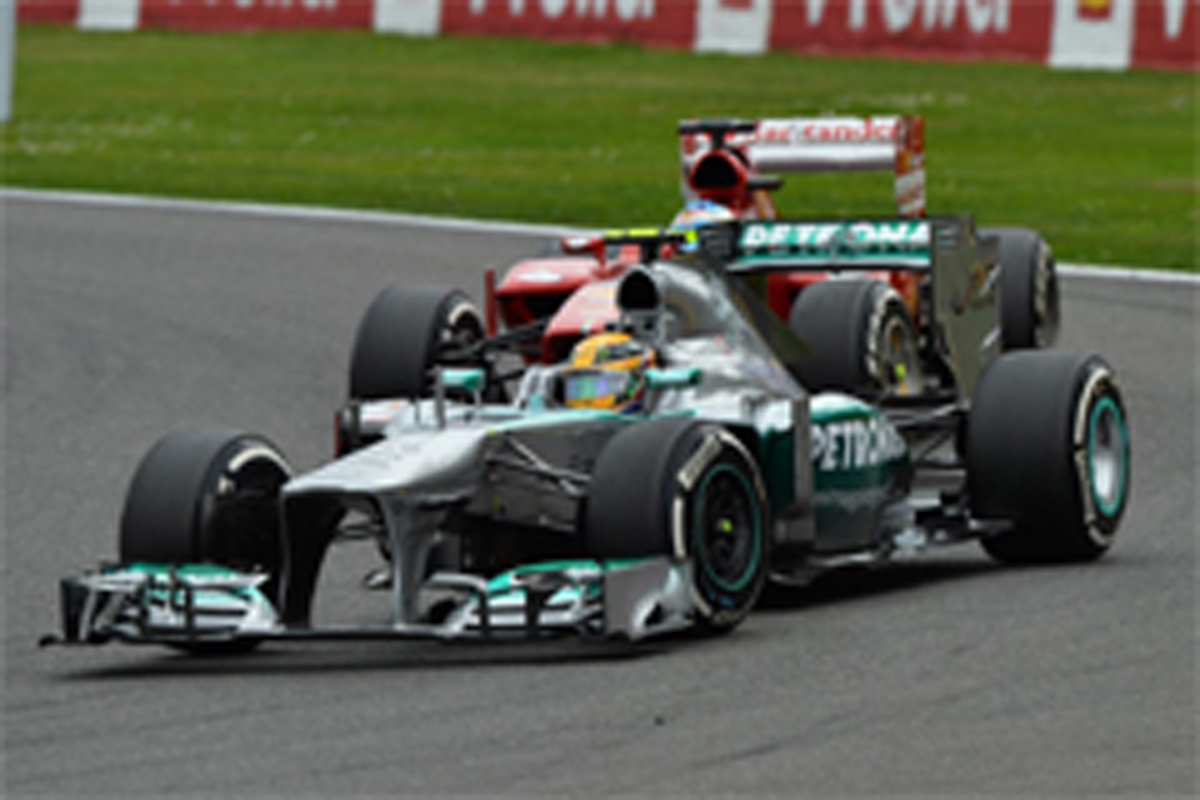 メルセデス：ルイス・ハミルトンが3位表彰台 （F1ベルギーGP）