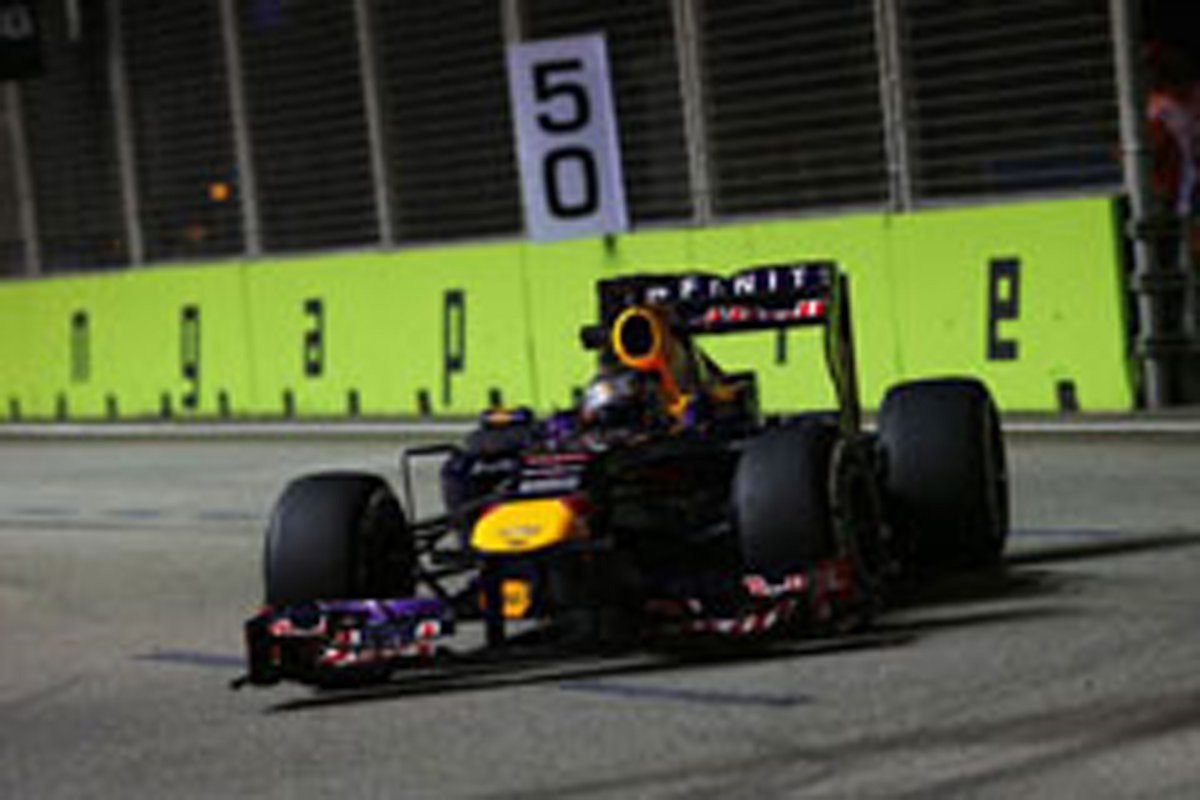 F1シンガポールGP フリー走行2回目：セバスチャン・ベッテルがトップ