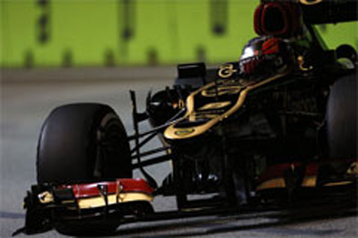 ロータス:グロージャンが3番手 (F1シンガポールGP予選)