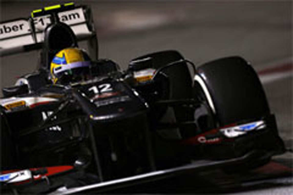 ザウバー:グティエレスがQ3初進出 (F1シンガポールGP予選)