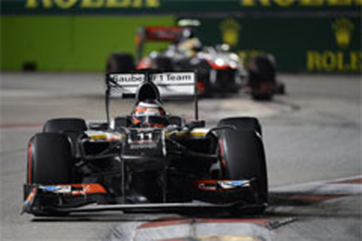 ザウバー:ヒュルケンベルグが9位入賞 (F1シンガポールGP)