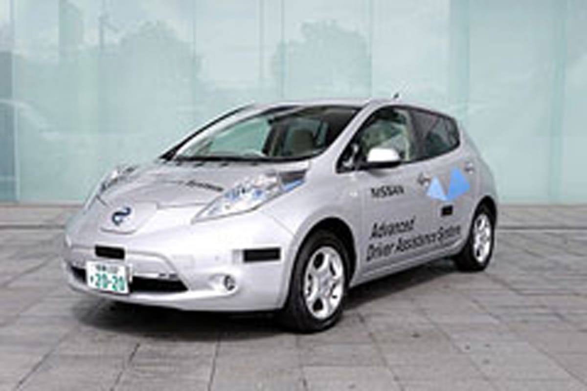 日産、自動運転システム開発車両のナンバーを取得