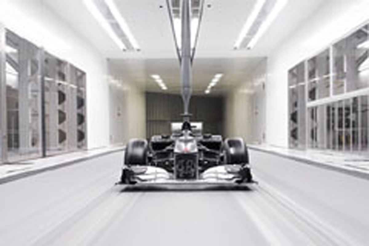 東急ハンズ名古屋店、ザウバーF1マシンの風洞実験モデルを展示