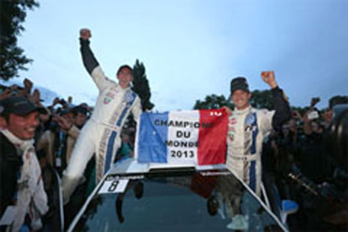 セバスチャン・オジェ、2013年のWRCチャンピオンを獲得