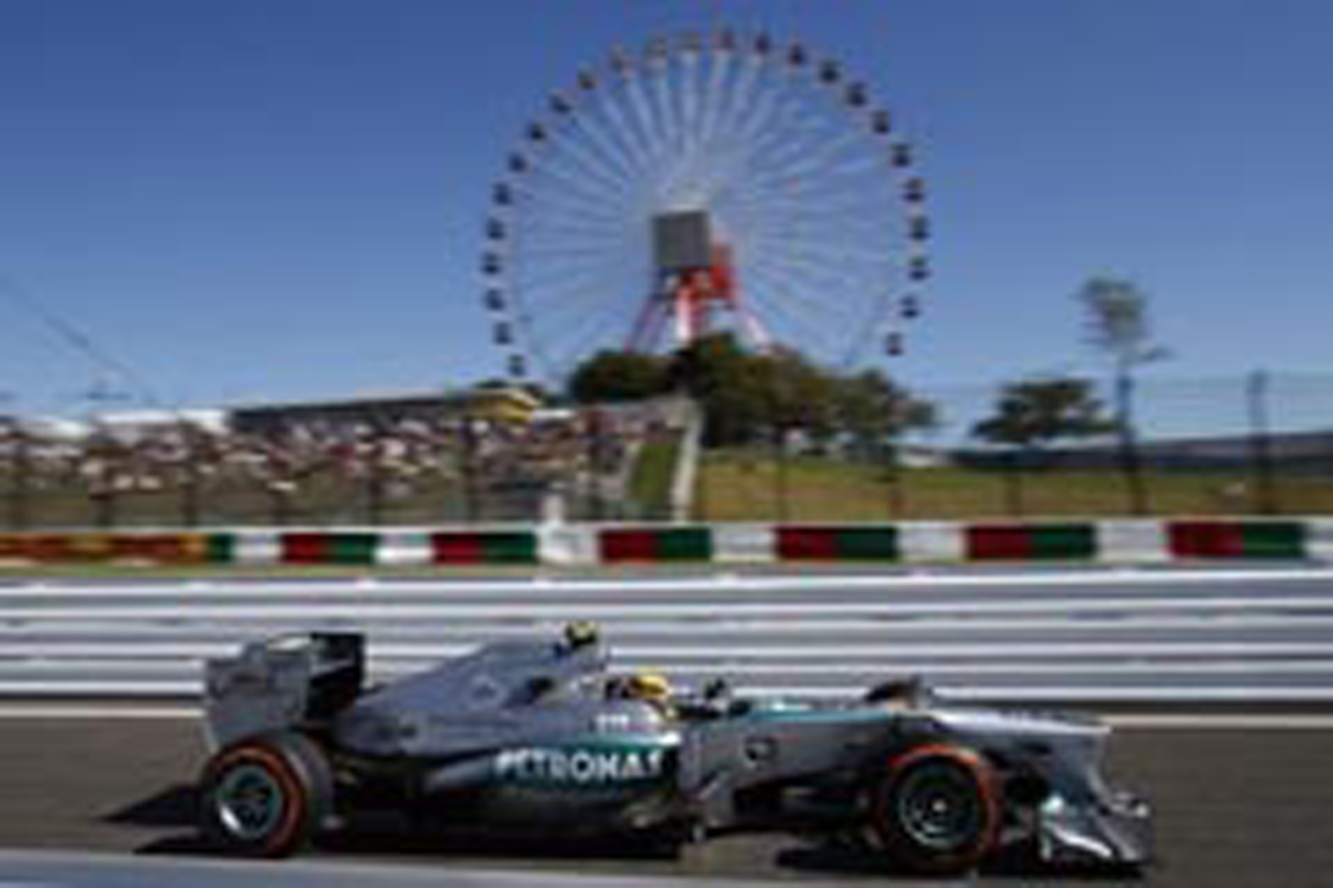 F1日本GP フリー走行1回目：ルイス・ハミルトンがトップタイム