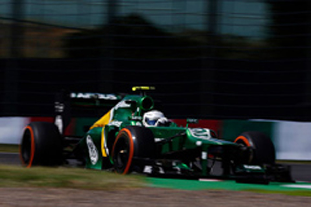 ケータハム:赤旗でタイム更新できず (F1日本GP 予選)