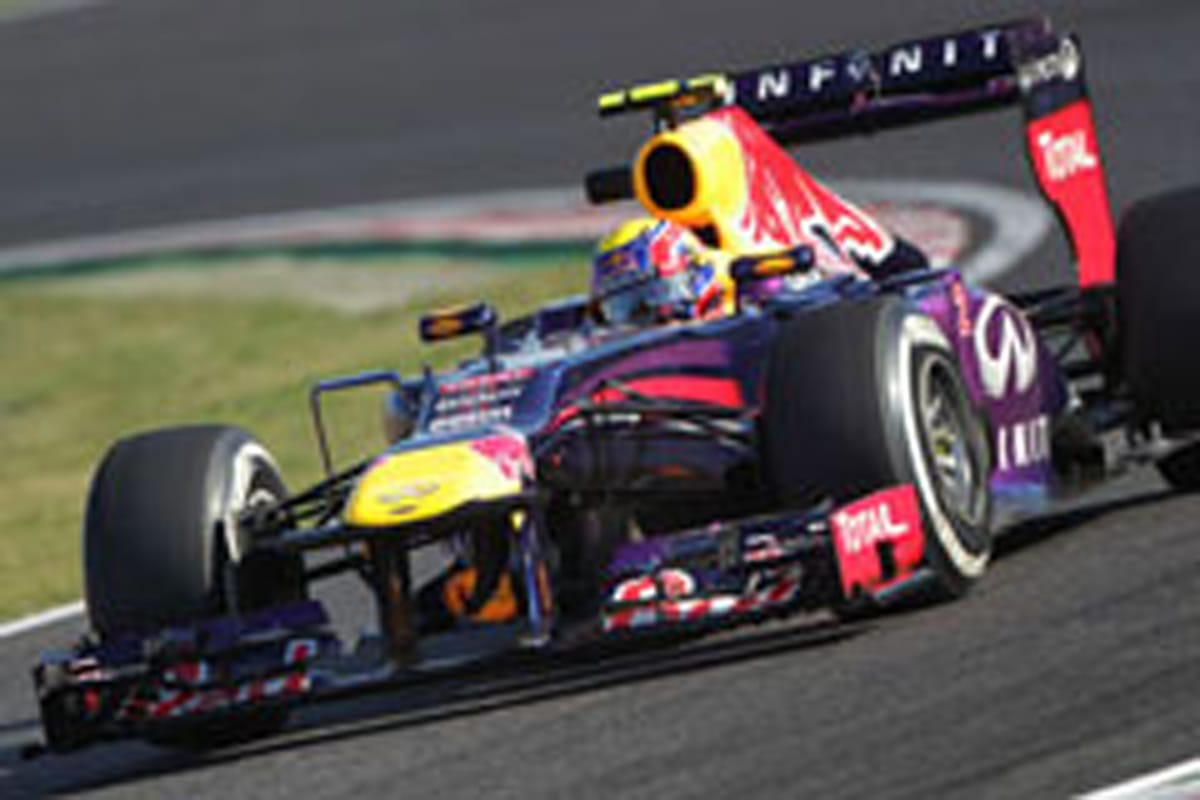 F1日本GP フリー走行3回目：マーク・ウェバーがトップタイム