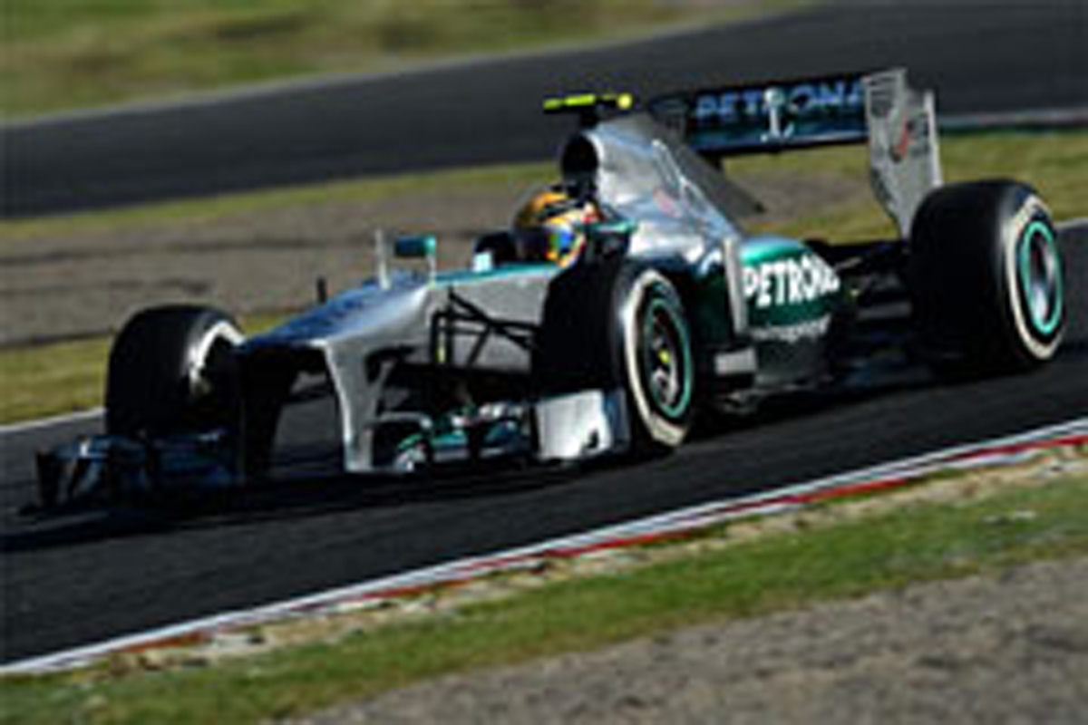 メルセデス：レッドブル勢には届かず （F1日本GP 予選）