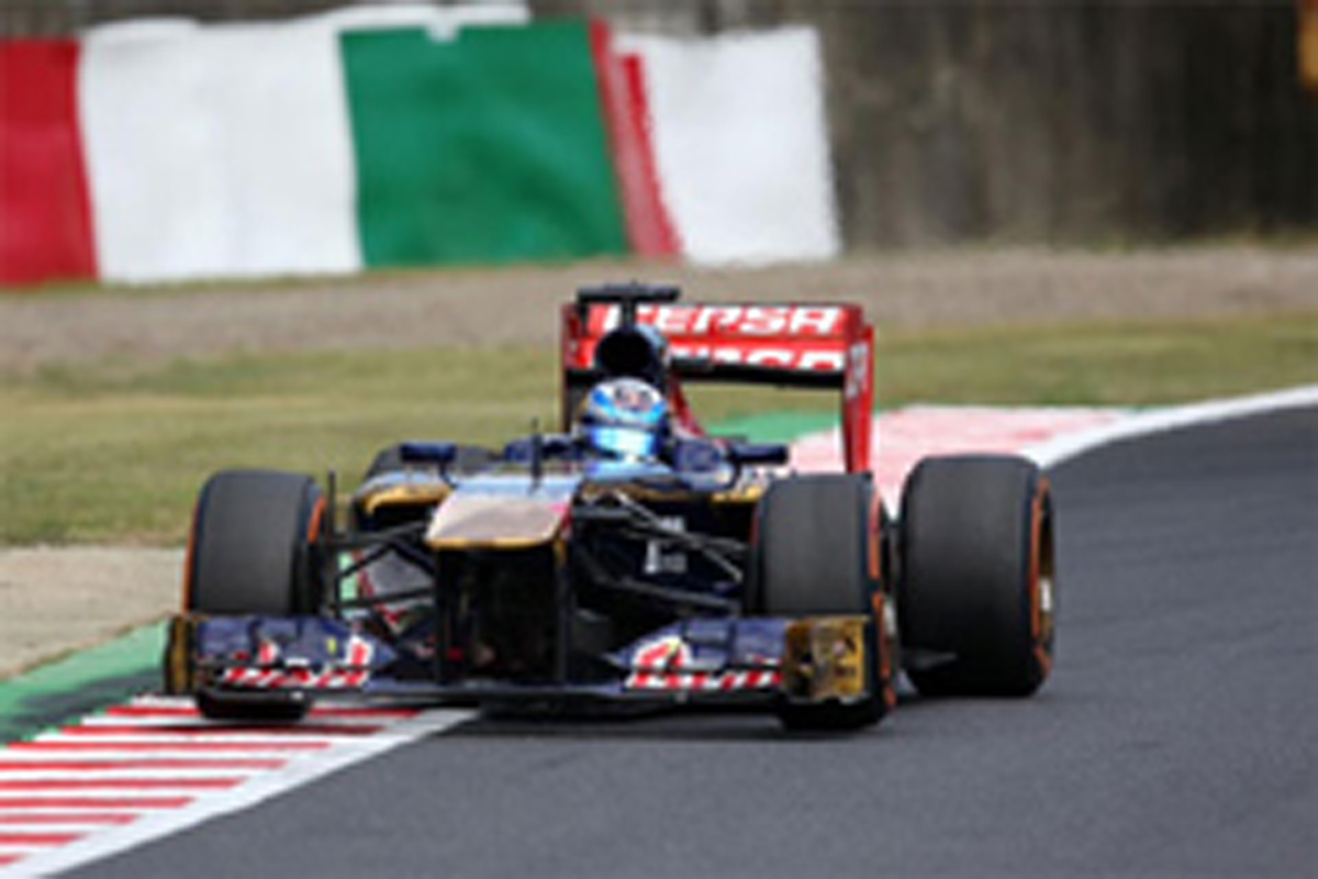 トロ・ロッソ：ベルニュのリアブレーキから出火 （F1日本GP 予選）