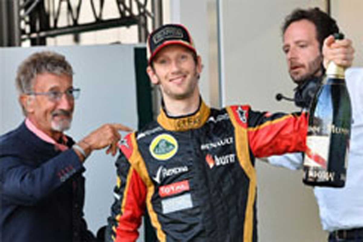 ロータス：ロマン・グロージャンが3位表彰台 （F1日本GP）
