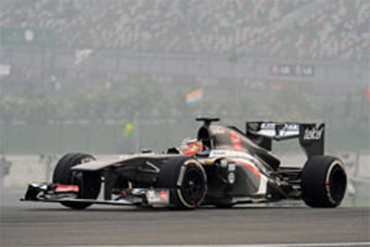 ザウバー:ニコ・ヒュルケンベルグが7番手 (F1インド GP予選)