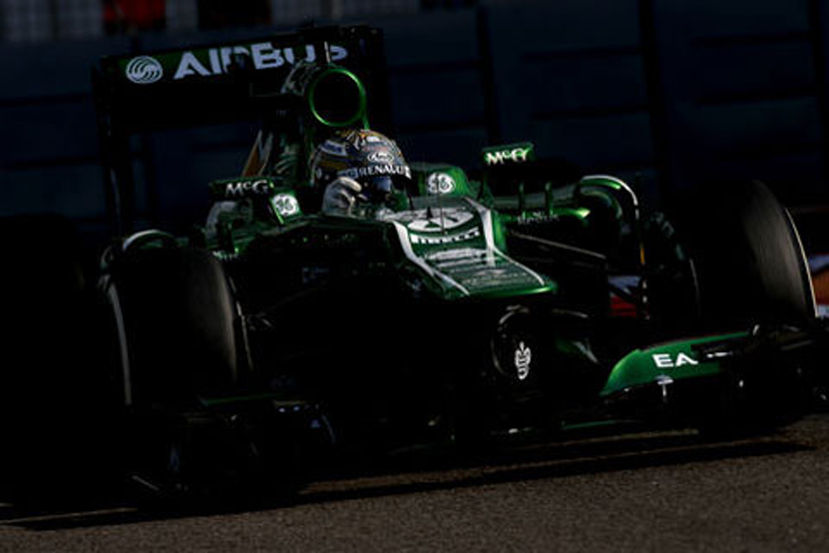 ケータハム:ヴァン・デル・ガルデが下位トップ (F1アブダビGP 予選)