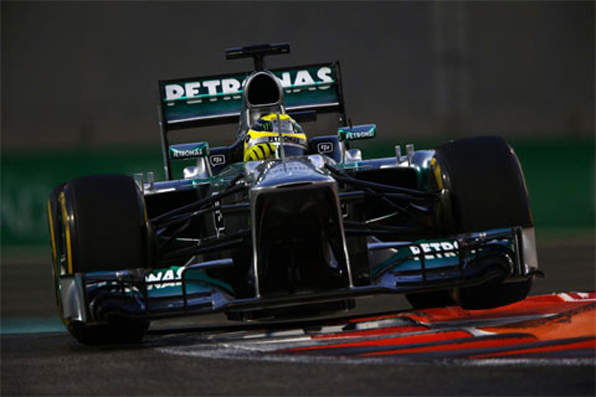 メルセデス：2列目からレッドブルを追う （F1アブダビGP 予選）
