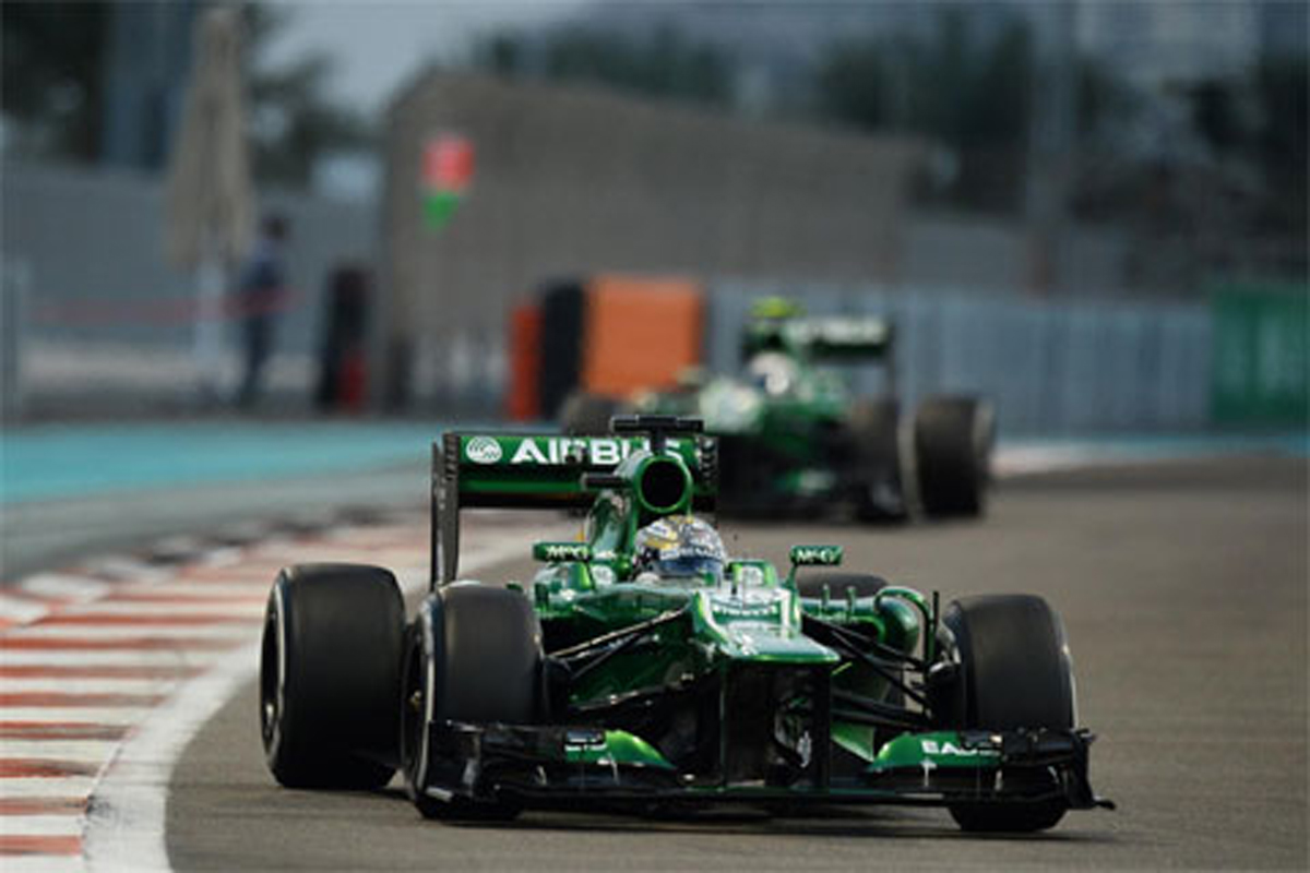 ケータハム:チャンピシップ10位奪還に手応え (F1アブダビGP)