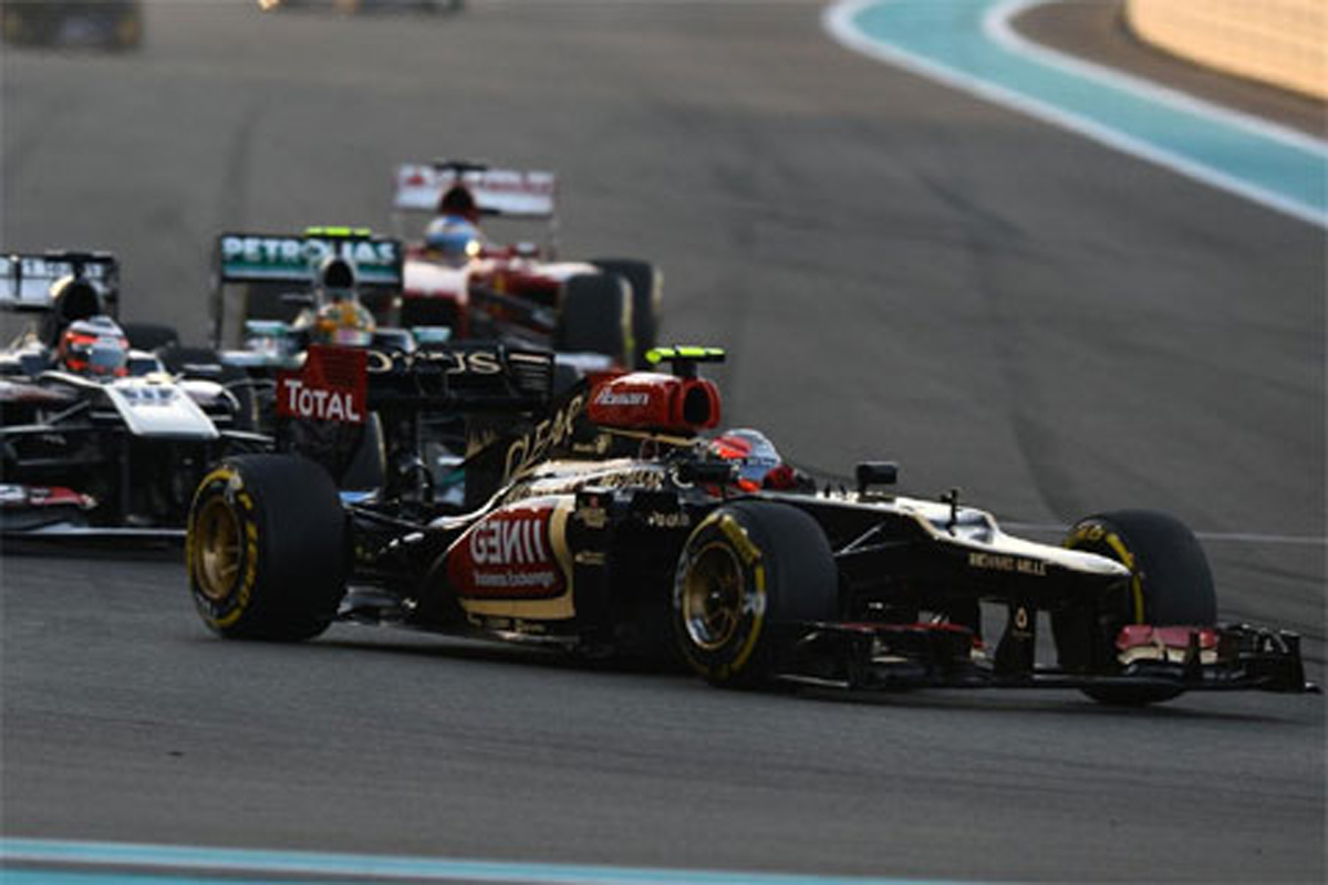 ロータス:キミ・ライコネンは0周リタイア (F1アブダビGP)