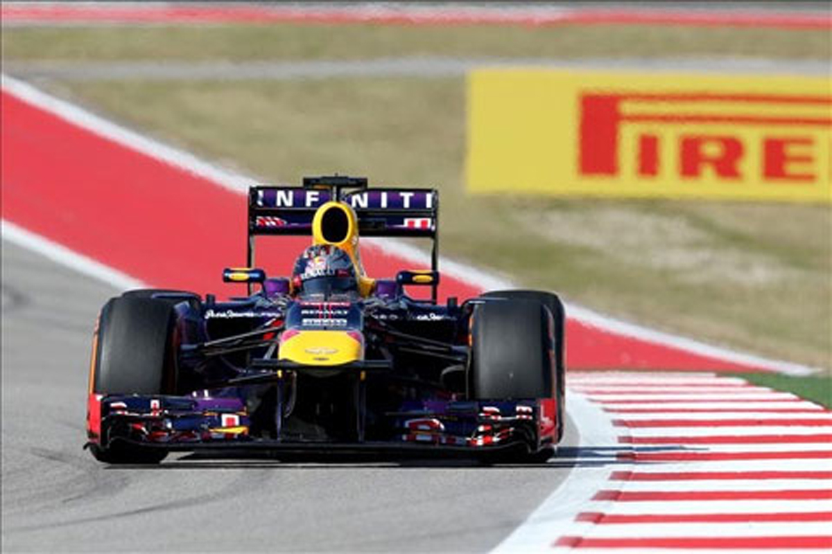 F1アメリカGP フリー走行3回目：セバスチャン・ベッテルがトップタイム