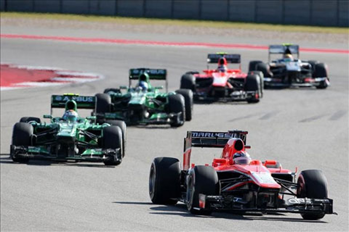 マルシャ:ジュール・ビアンキが下位チームでトップ (F1アメリカGP)