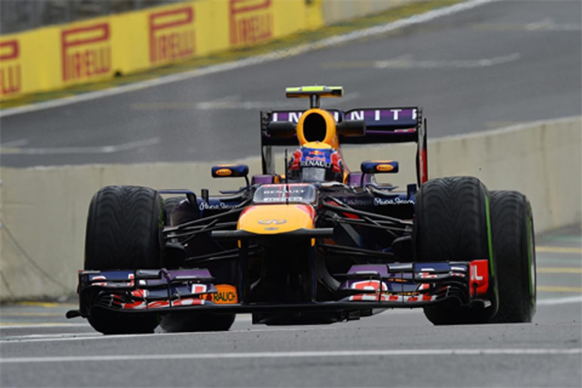 F1ブラジルGP フリー走行3回目:マーク・ウェバーがトップタイム