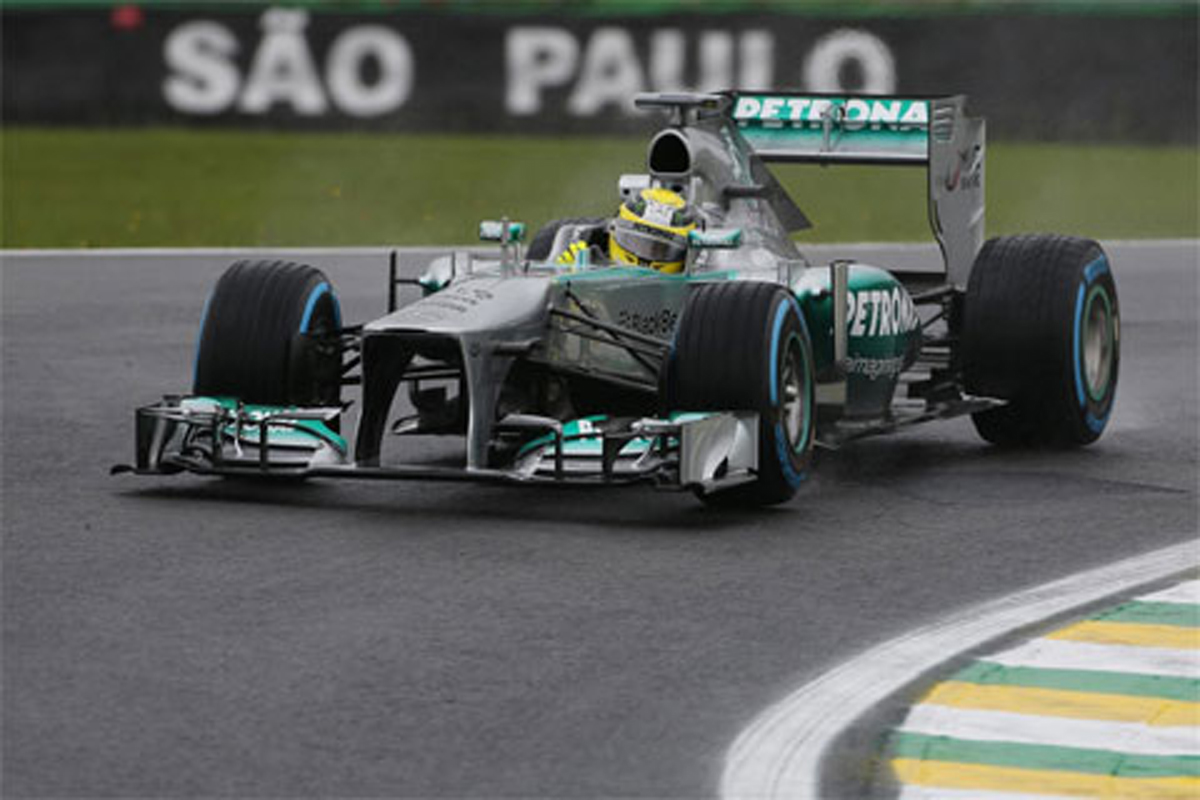 F1ブラジルGP フリー走行2回目：ニコ・ロズベルグがトップタイム