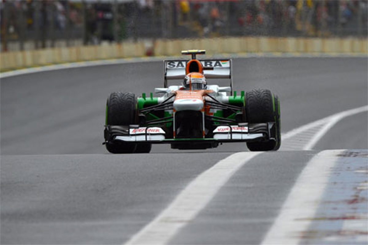 フォース・インディア:8戦連続でQ2敗退 (F1ブラジルGP 予選)
