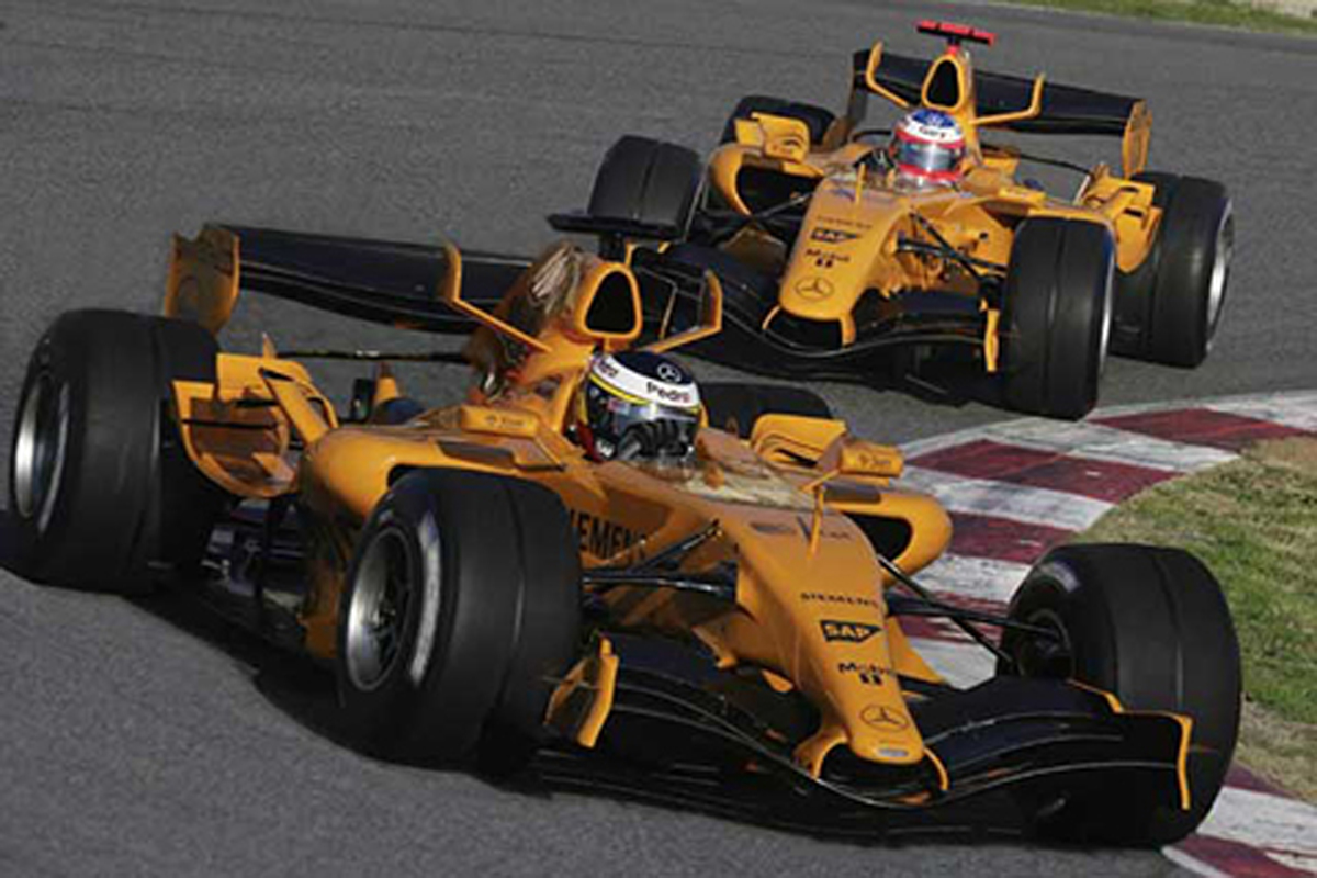 マクラーレン、MP4-29はオレンジのカラーリングを採用?