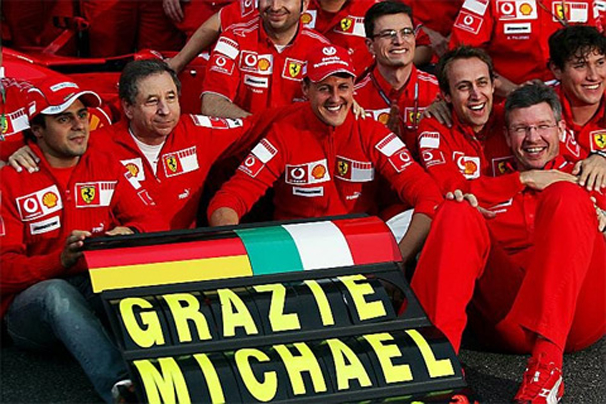フェラーリとメルセデス、ミハエル・シューマッハの回復を祈る