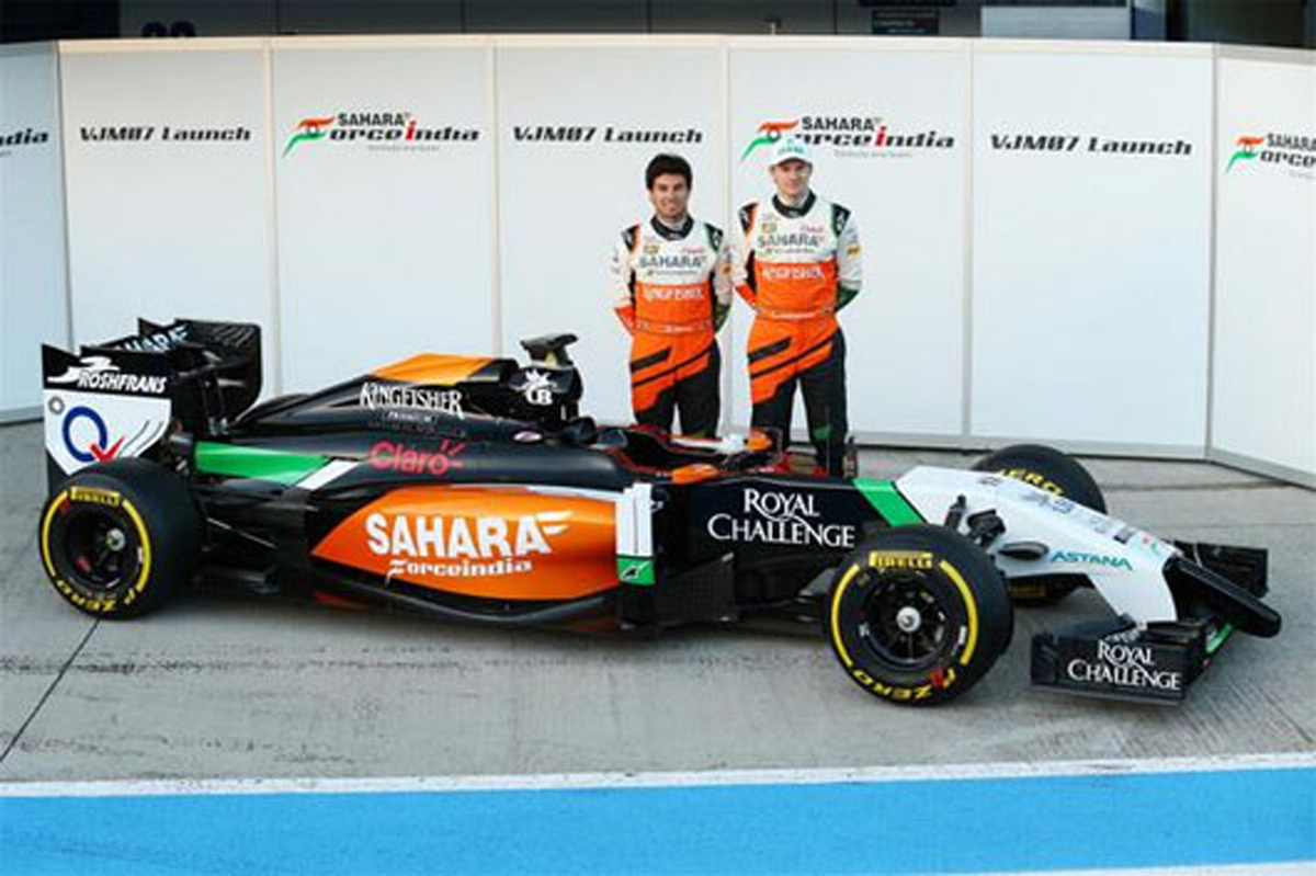 フォース・インディア、VJM07の実車をお披露目