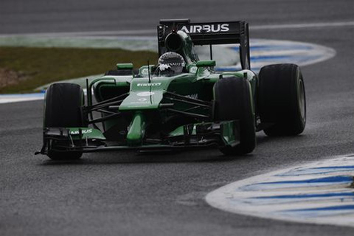 小林可夢偉、パワーユニットのトラブルでテストを切り上げ