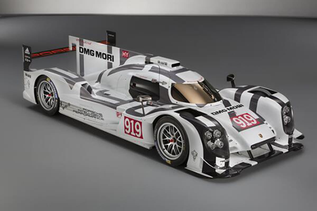 ポルシェ、LMP1カー「919ハイブリッド」のカラーリングを公開