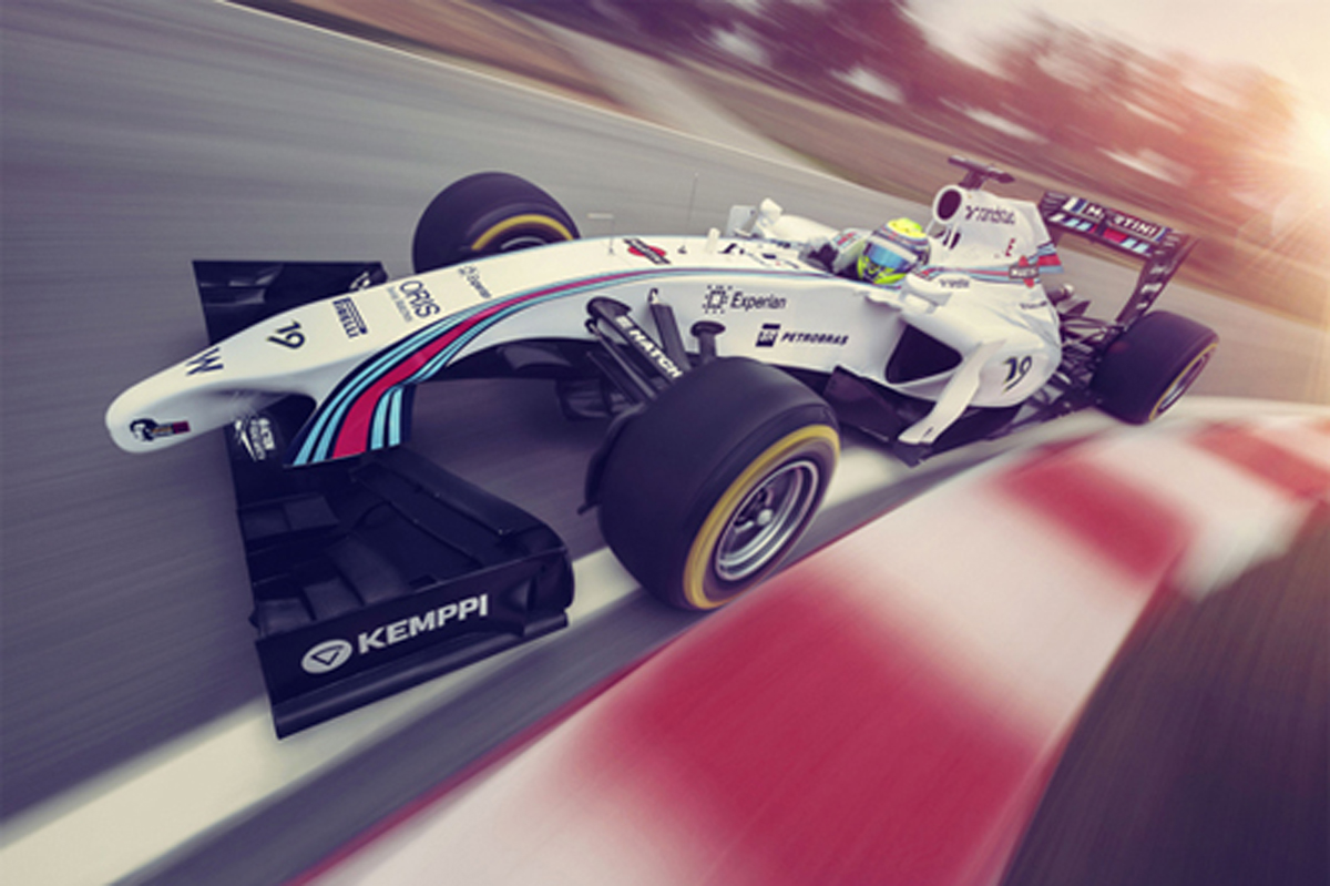 ウィリアムズ、マルティーニ・カラーのF1マシンを発表