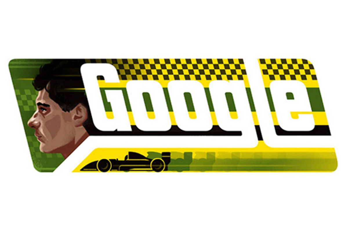 海外版Google、アイルトン・セナの誕生日を祝うDoodleを展開
