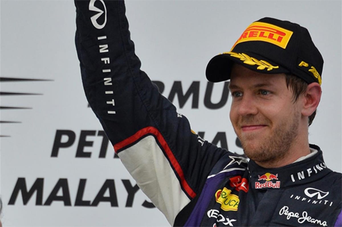 レッドブル：セバスチャン・ベッテルが3位表彰台 （F1マレーシアGP）